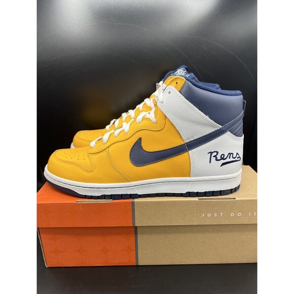 Nike Dunk High \'Harlem Rens Black Fives\' Mens SZ 10.5 DS OG ALL (309432-741) main image 14